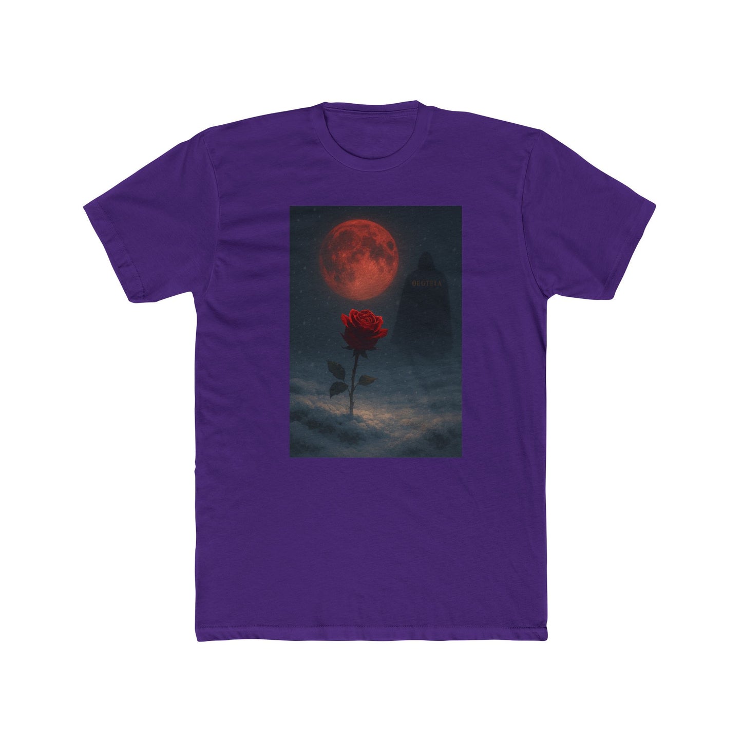 Oegtela King of the red moon Rose Artistic T-Shirt