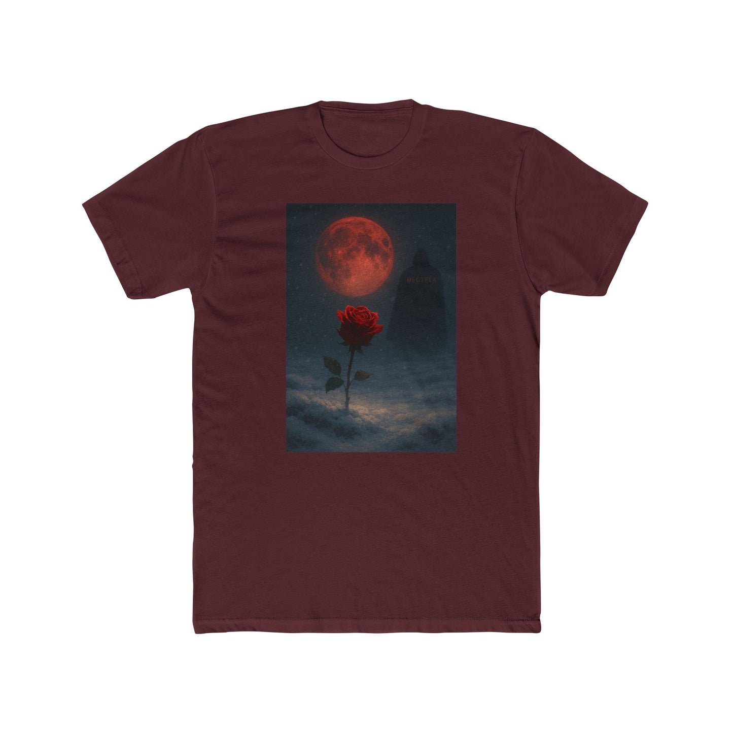 Oegtela King of the red moon Rose Artistic T-Shirt