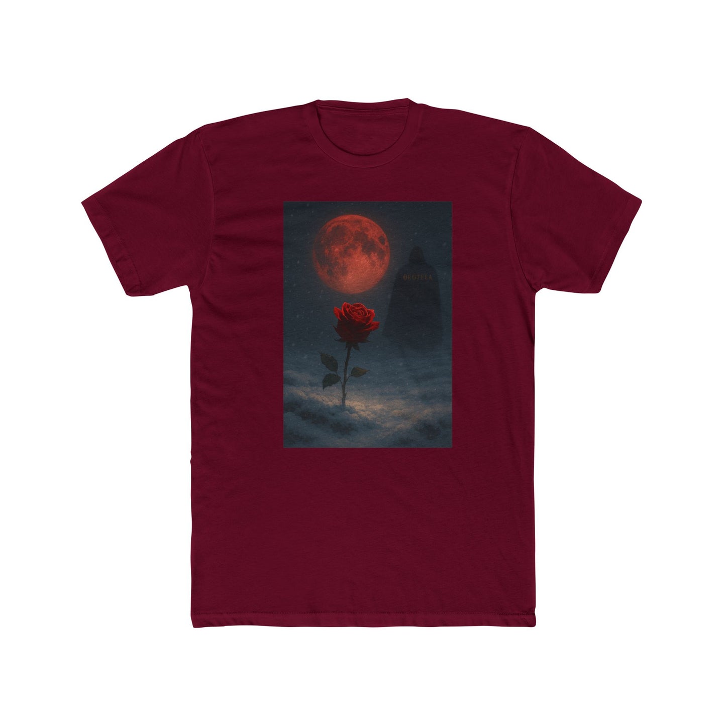 Oegtela King of the red moon Rose Artistic T-Shirt