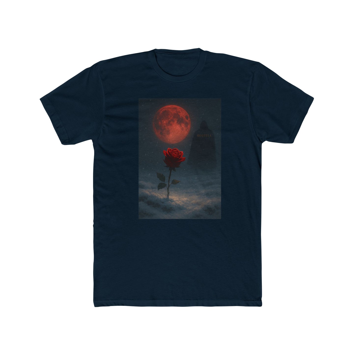 Oegtela King of the red moon Rose Artistic T-Shirt