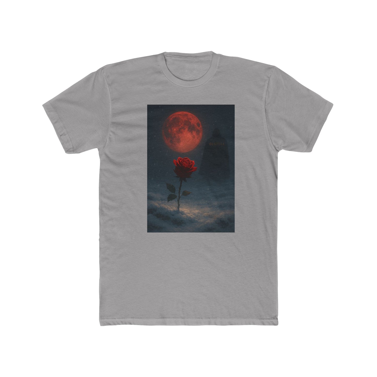 Oegtela King of the red moon Rose Artistic T-Shirt