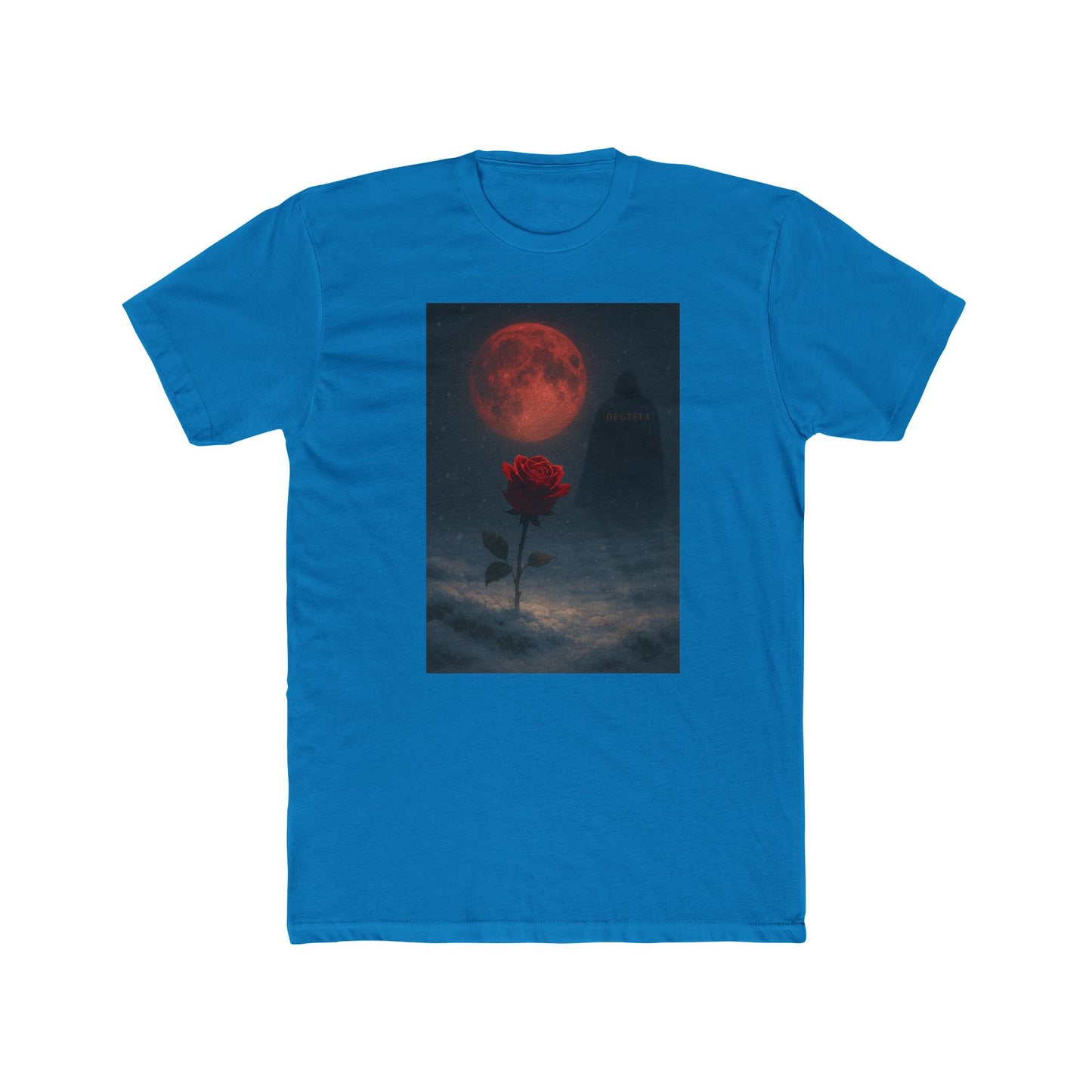 Oegtela King of the red moon Rose Artistic T-Shirt