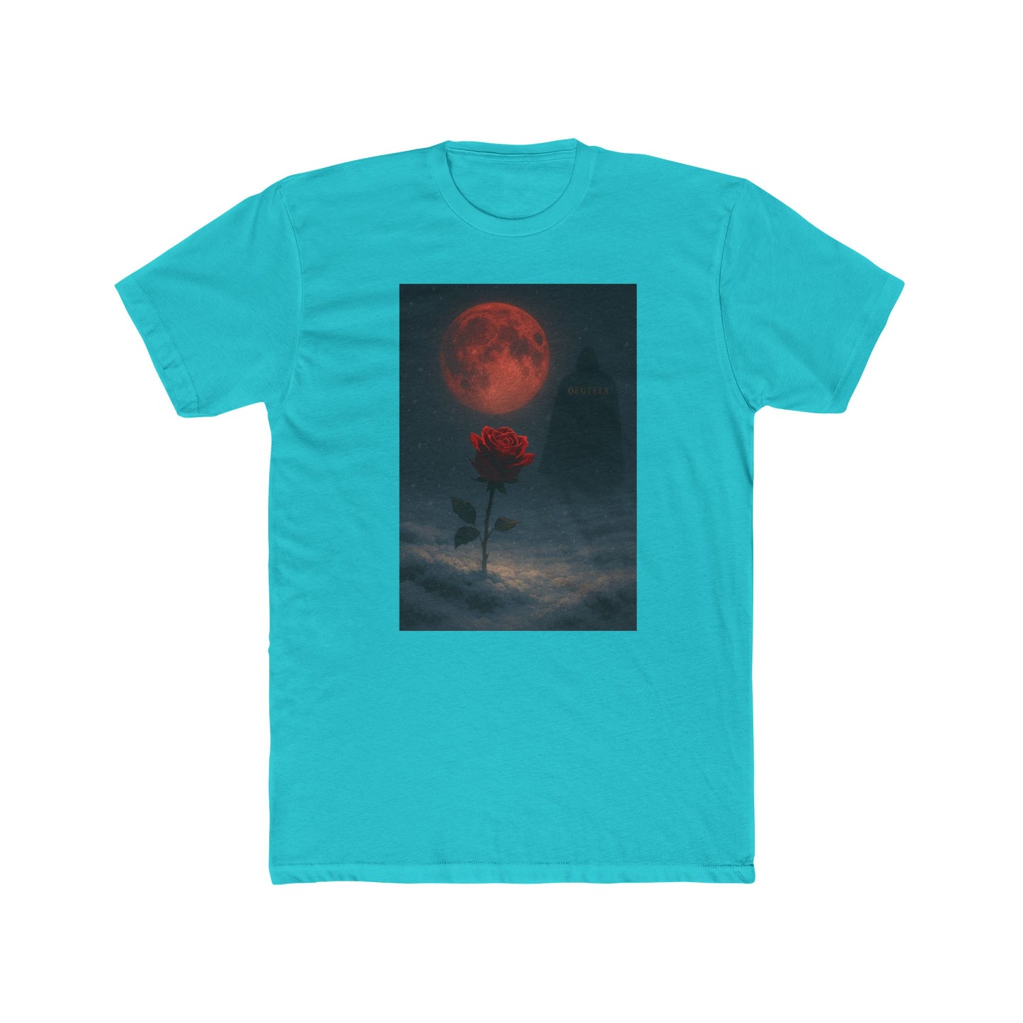 Oegtela King of the red moon Rose Artistic T-Shirt