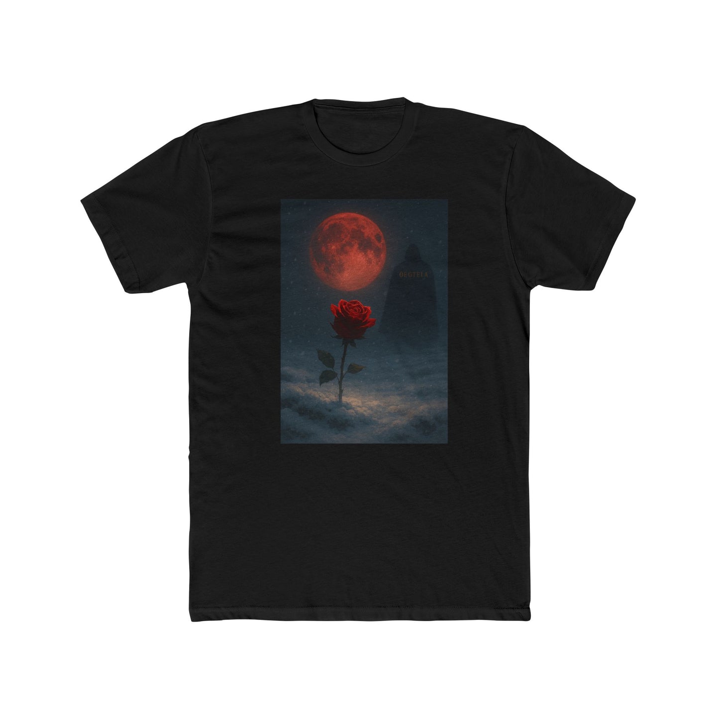 Oegtela King of the red moon Rose Artistic T-Shirt