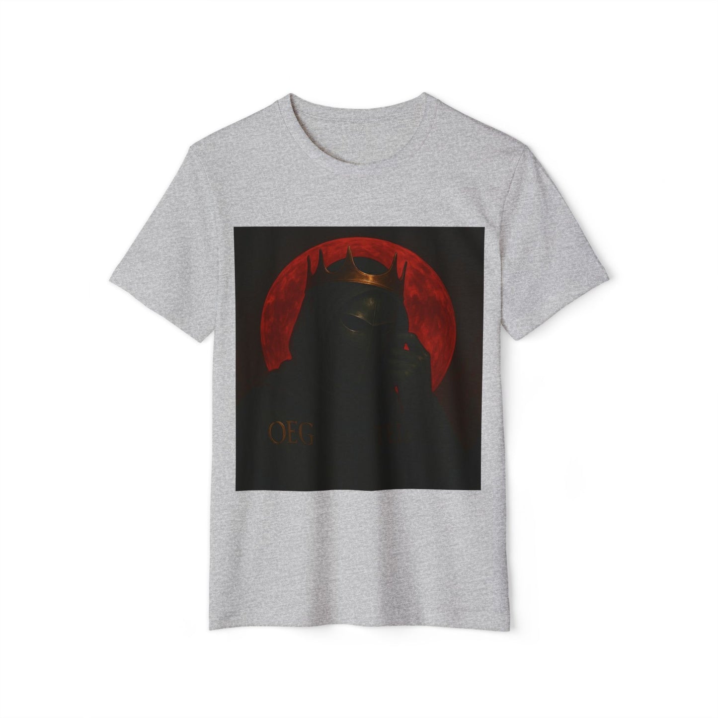 Organic T-Shirt - Oegtela King of the Red Moon Casual Wear