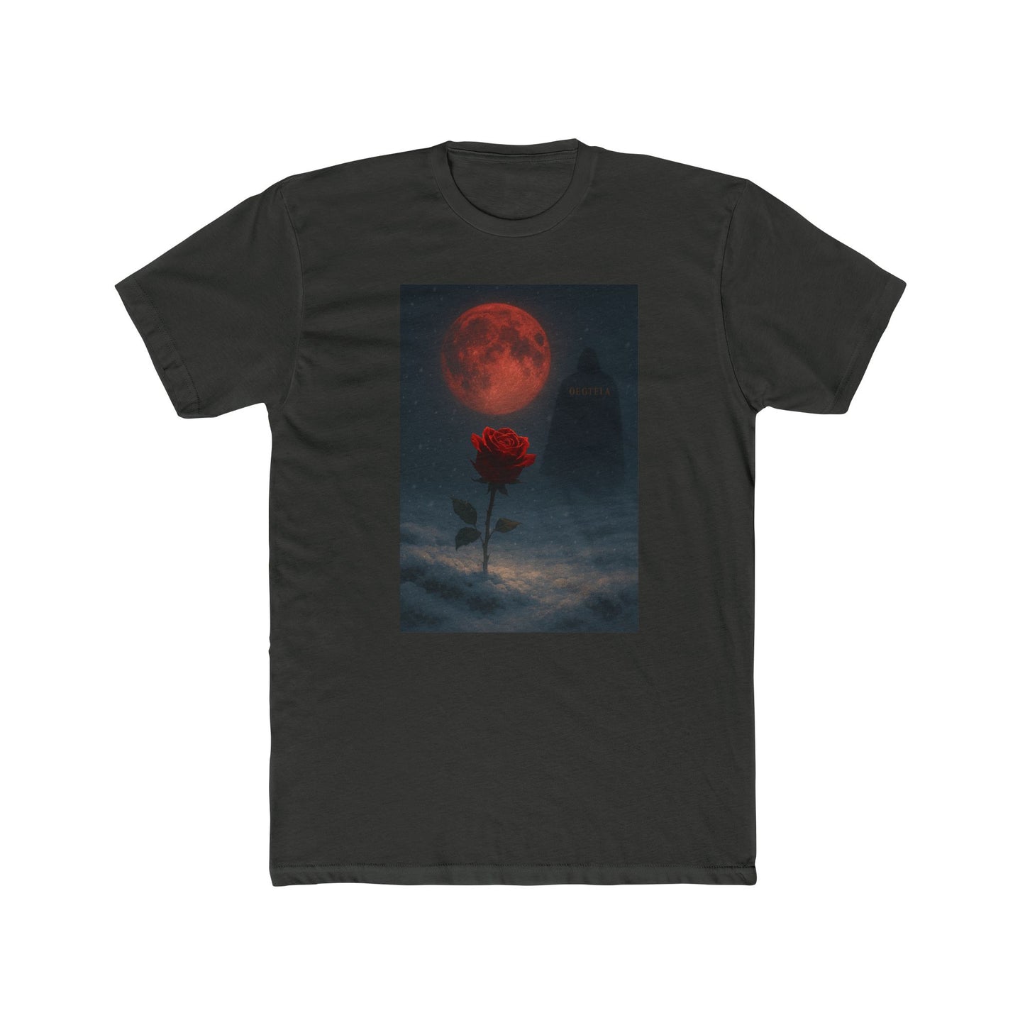 Oegtela King of the red moon Rose Artistic T-Shirt