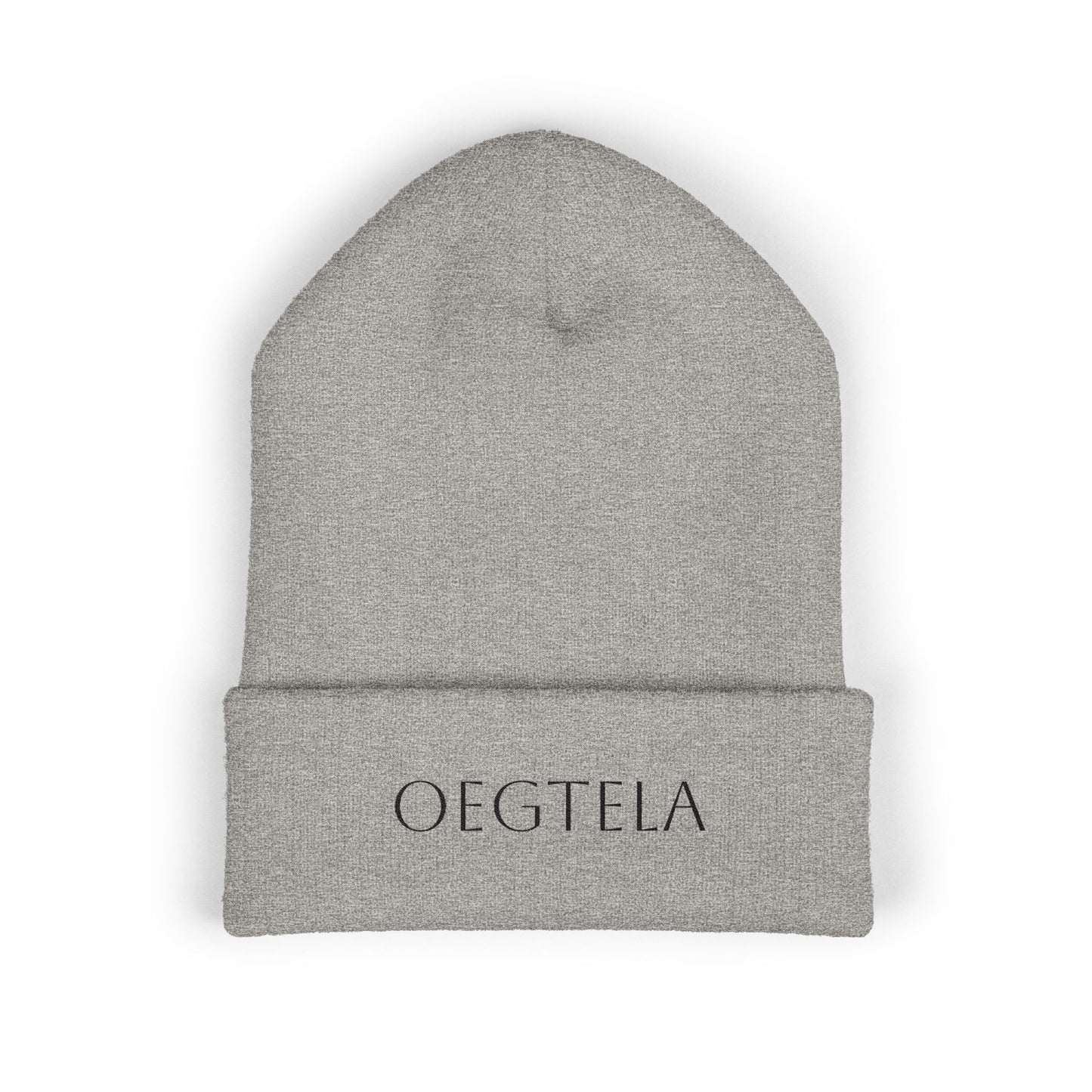 Oegtela Embroidered Cuffed Beanie — Knit Hat