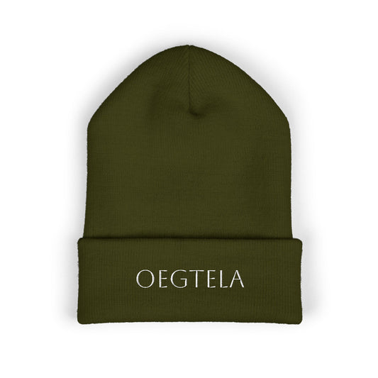 Embroidered 'Oegtela — Classic Cuffed Beanie