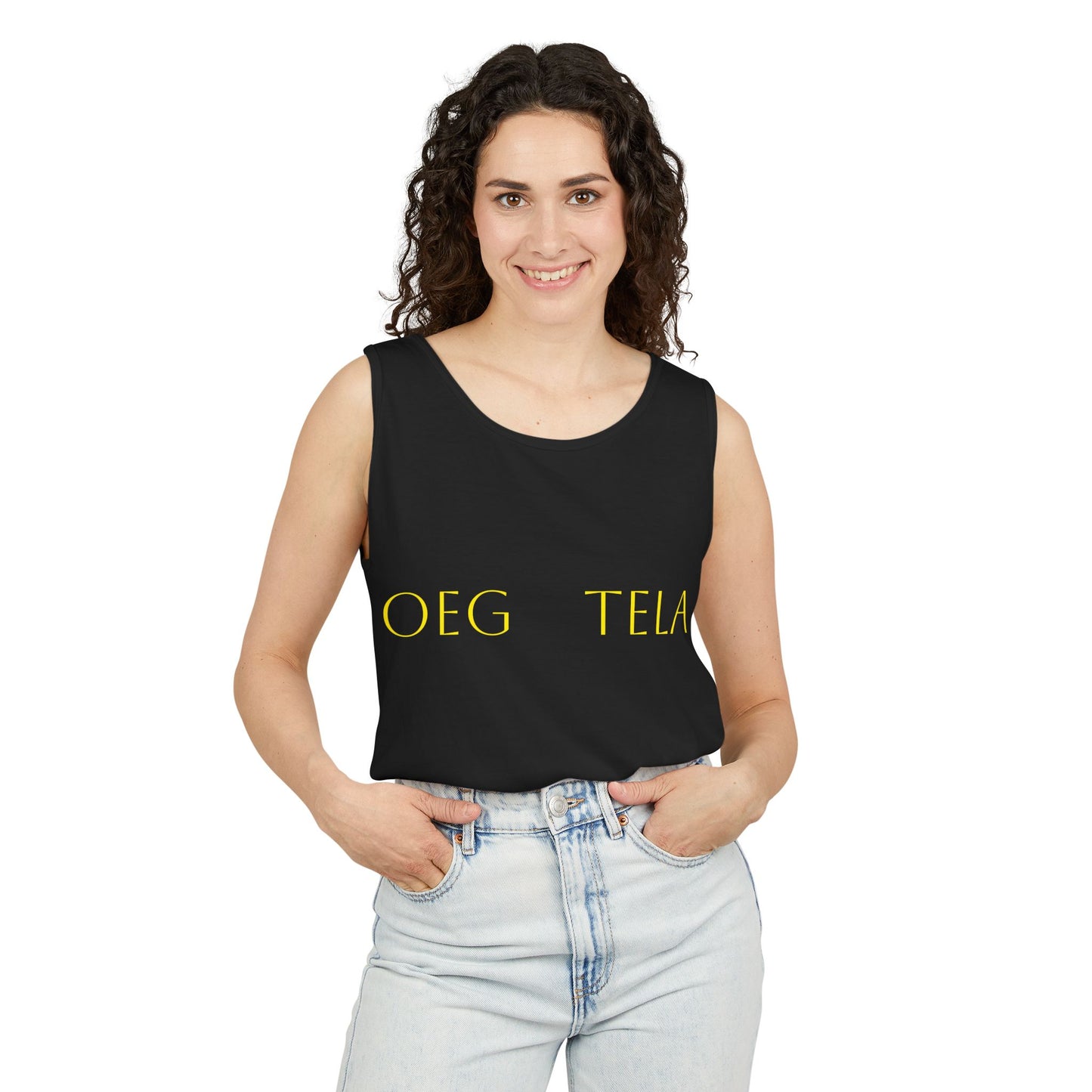 Tank Top King of the Red Moon Unisex Garment-Dyed