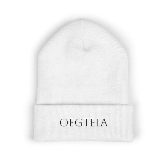 Oegtela Embroidered Cuffed Beanie — Knit Hat