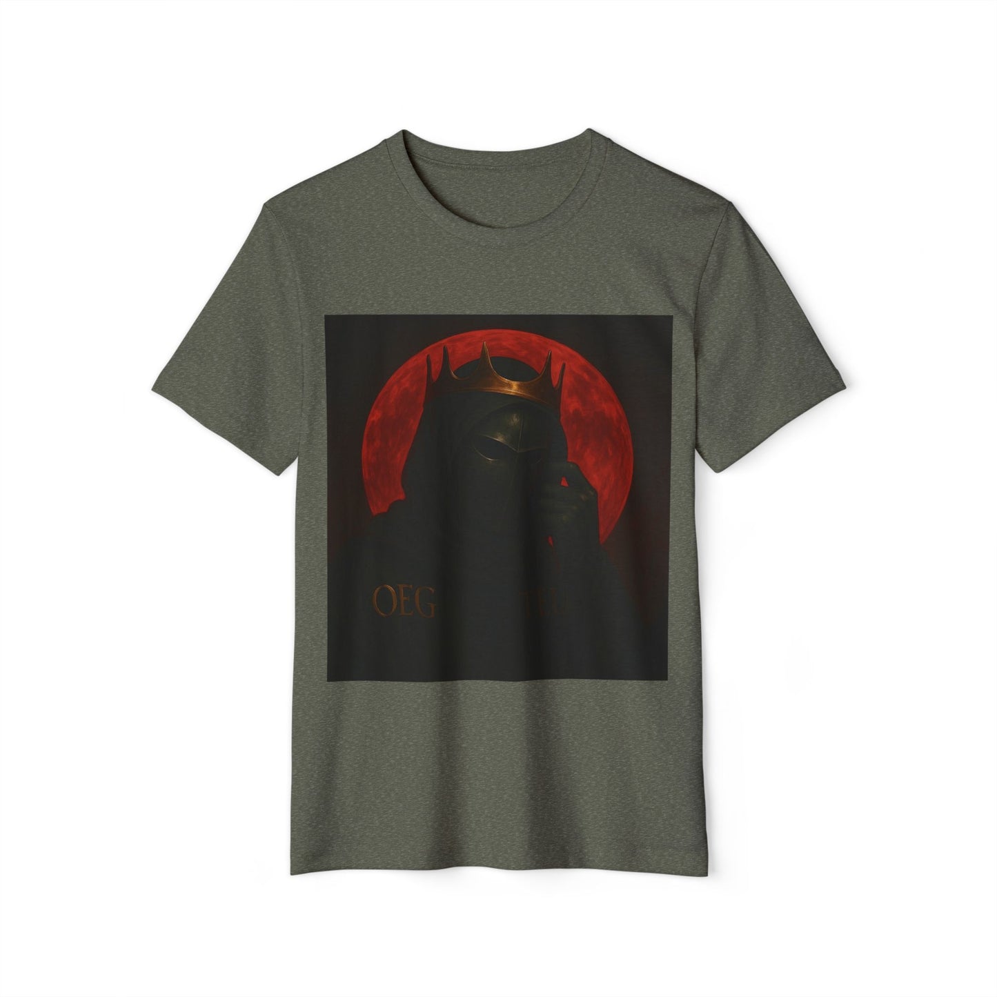 Organic T-Shirt - Oegtela King of the Red Moon Casual Wear