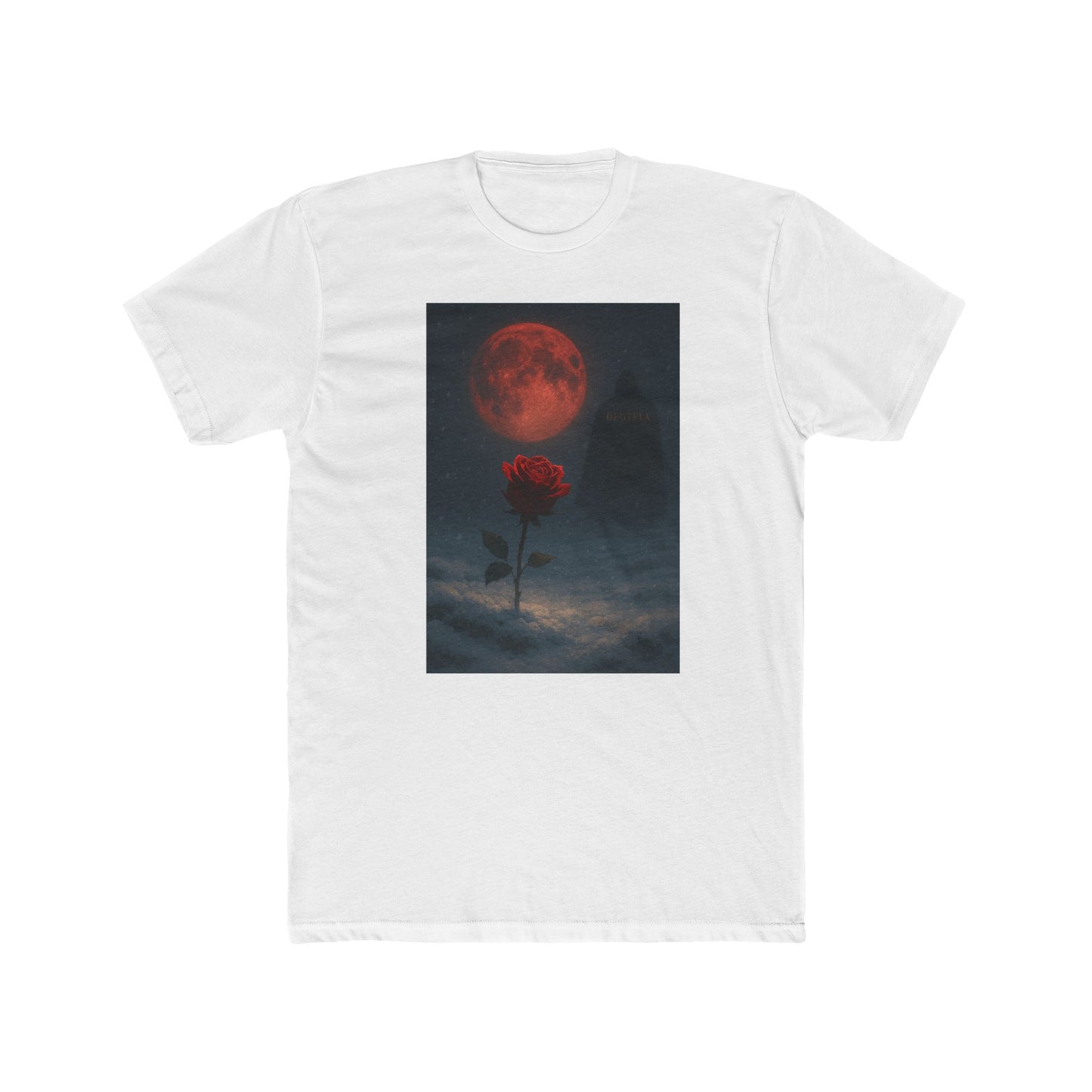 Oegtela King of the red moon Rose Artistic T-Shirt