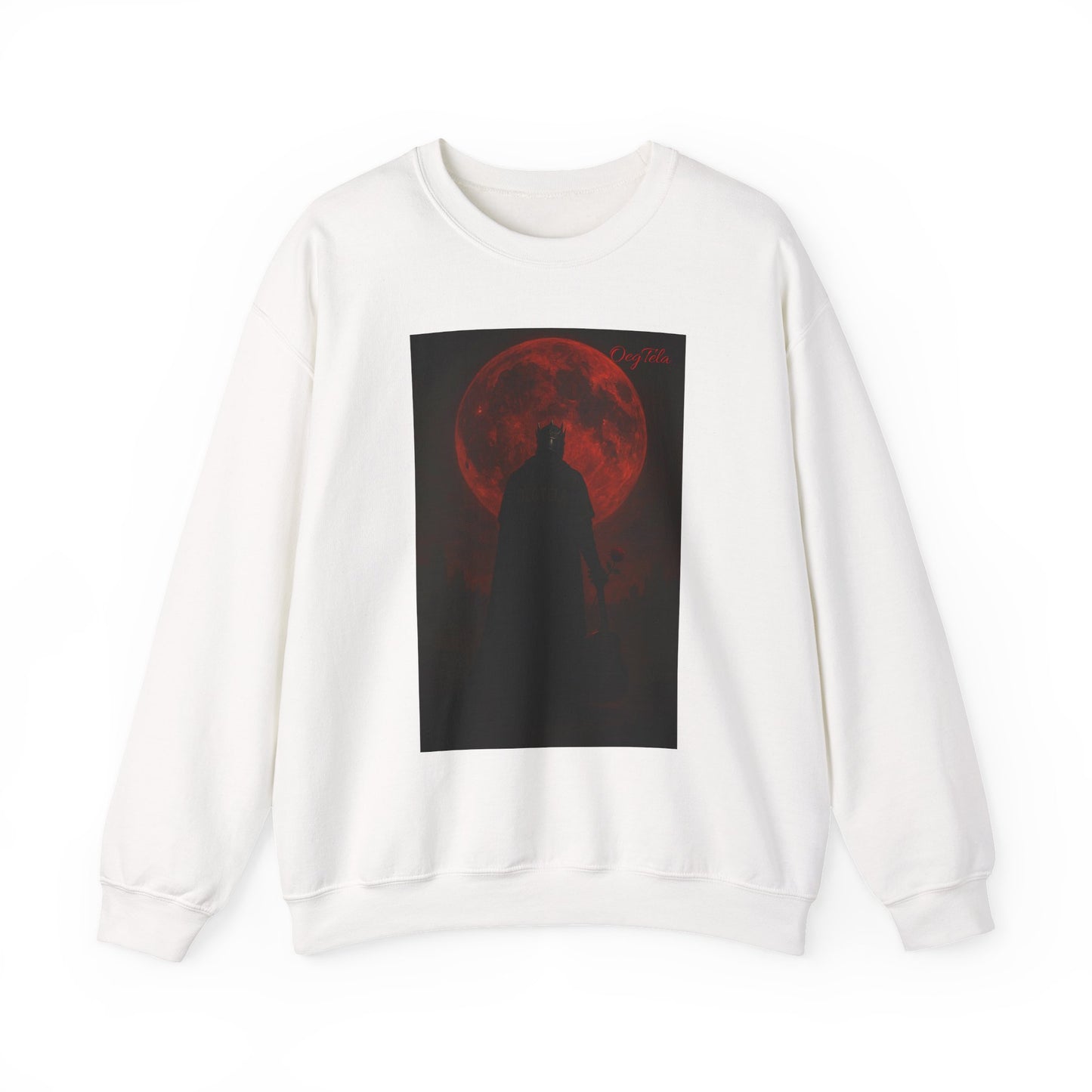 Oegtela King of the Red Moon Crewneck Sweatshirt