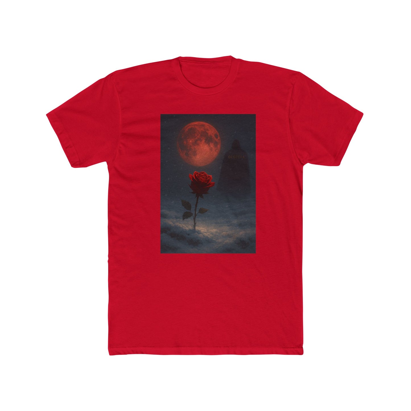 Oegtela King of the red moon Rose Artistic T-Shirt