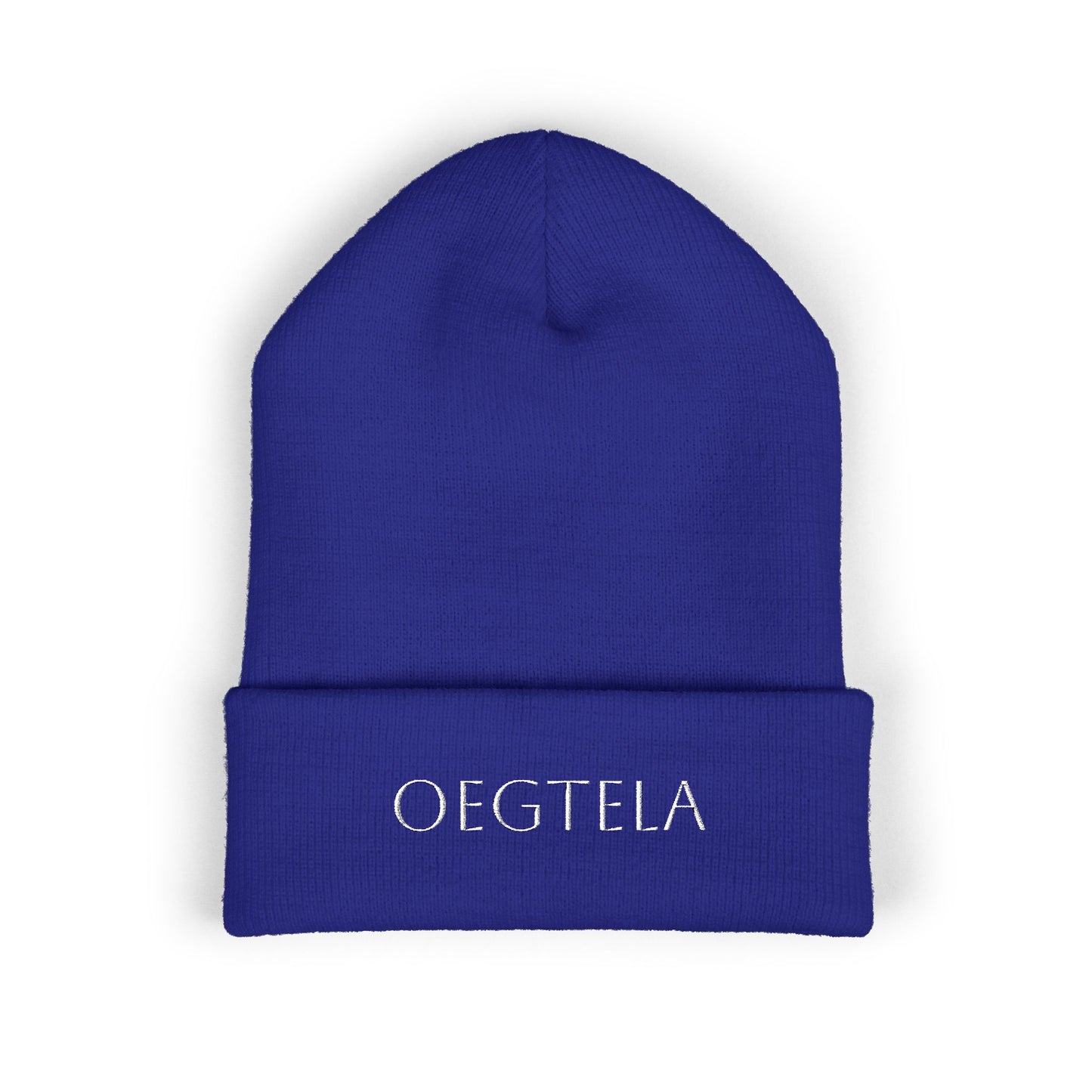 Embroidered 'Oegtela — Classic Cuffed Beanie