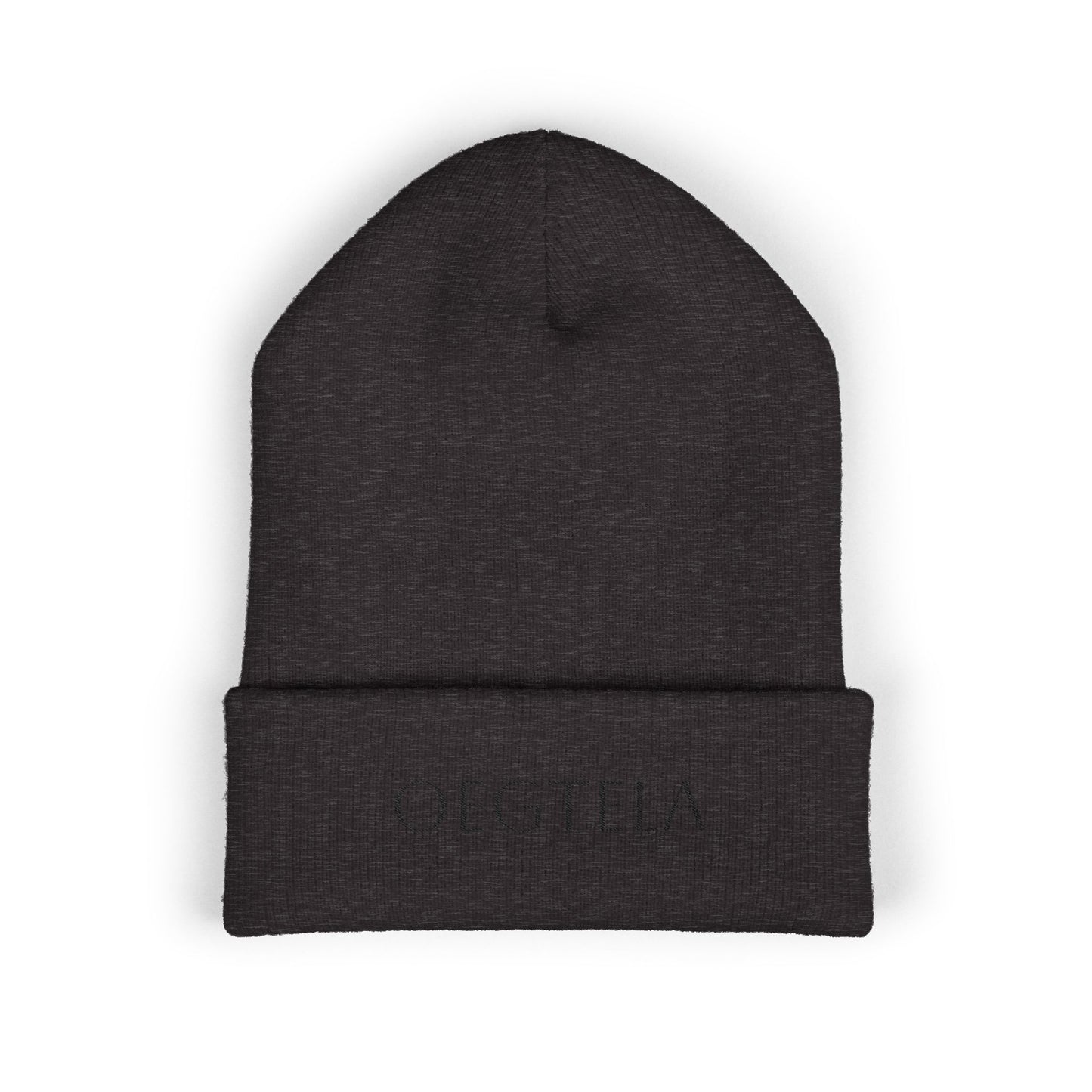 Oegtela Embroidered Cuffed Beanie — Knit Hat