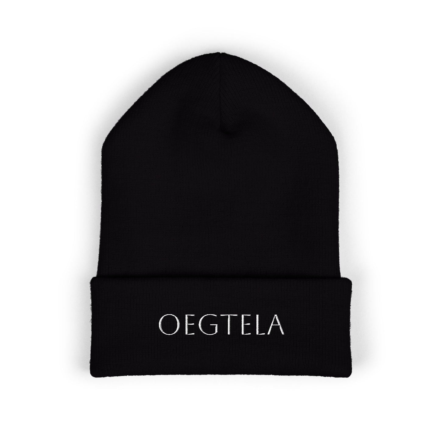 Embroidered 'Oegtela — Classic Cuffed Beanie